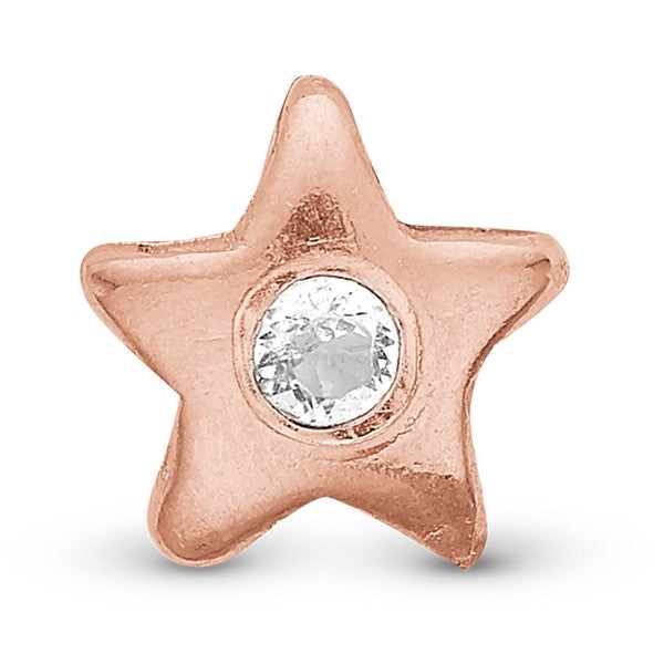 Topaz Star element i rosa forgyldt fra Christina Jewelry & Watches med topas