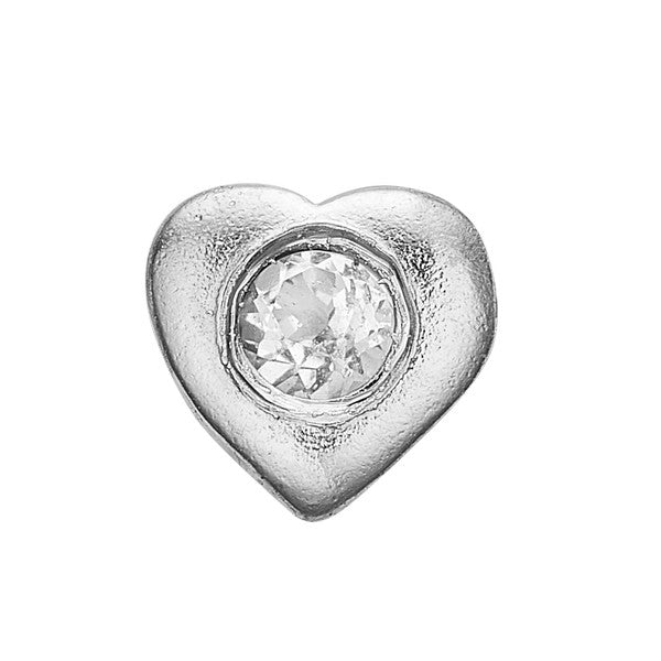 Topaz Heart sølvelement med topaz fra Christina Jewelry & Watches