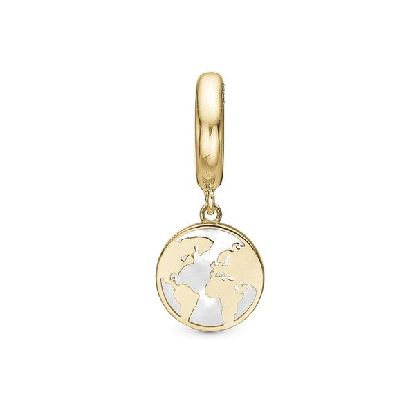 The world perlemorscharm i forgyldt sølv fra Christina Jewelry & Watches
