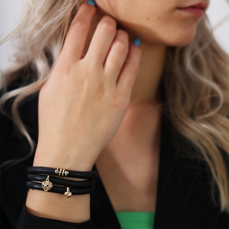 Heart Beat Love charm i 18 karat forgyldt sølv fra Christina Jewelry & Watches