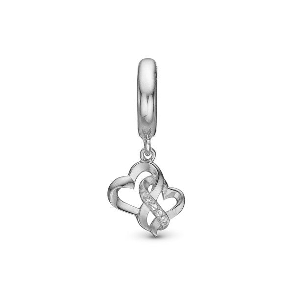Mother Child True Love sølvcharm med zirkonia fra Christina Jewelry & Watches