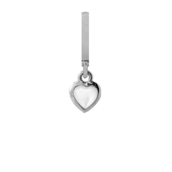 Pearl Heart Heaven charm i rhodineret sølv fra Christina Jewelry & Watches