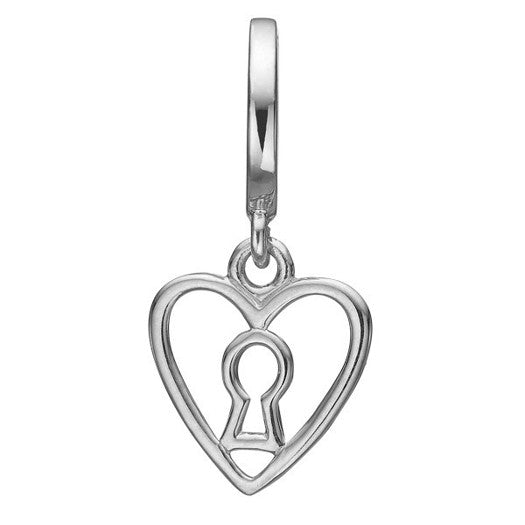 Keyhole Love sølvcharm fra Christina Jewelry & Watches