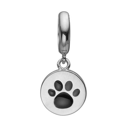 MY PET charm i sølv med sort emalje fra Christina Jewelry & Watches