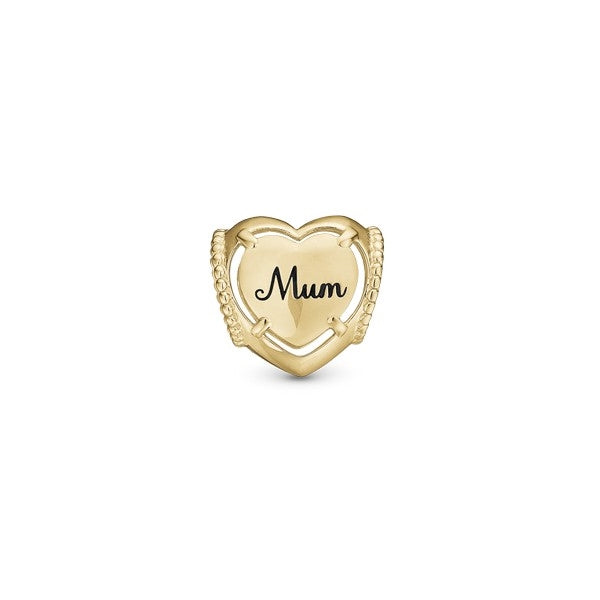 MUM charm i forgyldt sølv fra Christina Jewelry & Watches