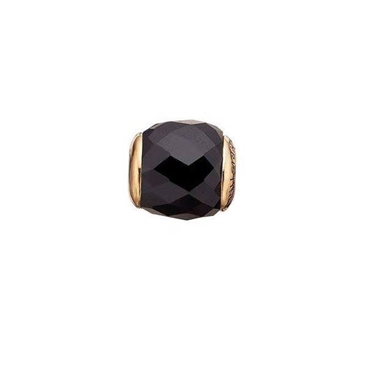 PRECIOUS ONYX charm i forgyldt sølv med sort onyx fra Christina Jewelry & Watches
