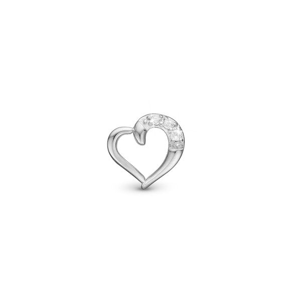 Love story sølvcharm med zirkonia fra Christina Jewelry & Watches