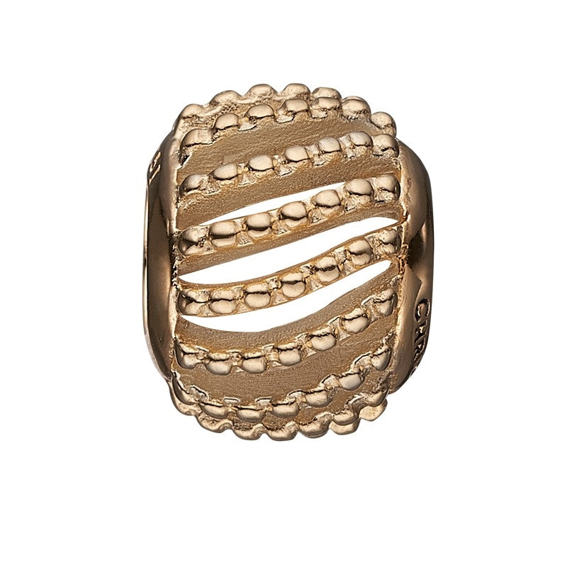 DOTTED LINE charm i forgyldt sølv fra Christina Jewelry & Watches