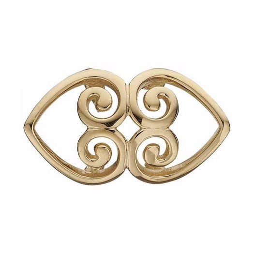 MOTHER EARTH charm i forgyldt sølv fra Christina Jewelry & Watches