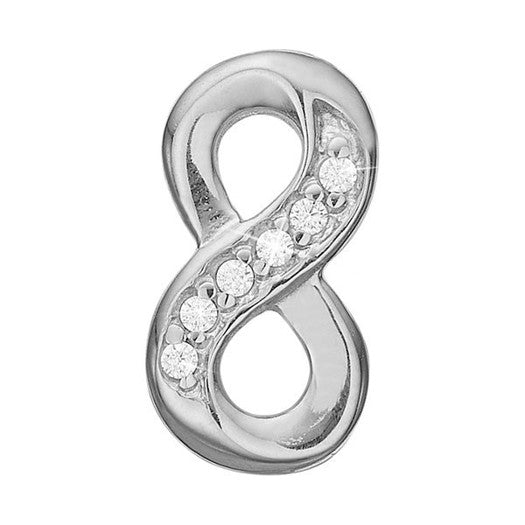 Eternity Double charm i sølv med 6 zirkonia fra Christina Jewelry & Watches