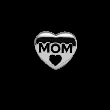 My Mom charm i rhodineret sølv – Christina Jewelry & Watches