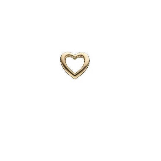 Heart charm i forgyldt sølv fra Christina Jewelry & Watches