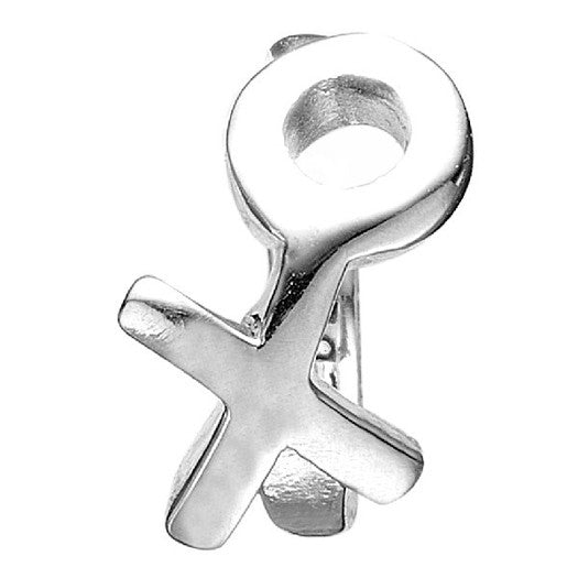 Hugs & Kisses sølv charm fra Christina Jewelry & Watches i XO-design til Christina Collect armbånd.