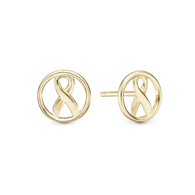 Støt Brysterne øreringe i forgyldt sølv fra Christina Jewelry & Watches