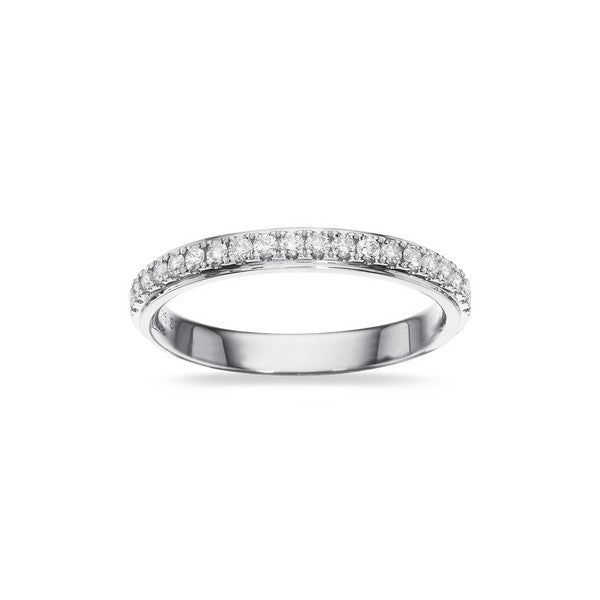 Scrouples Dazzling ring i 14 karat hvidguld med 0,27 ct H-W/SI diamanter – klassisk og tidløst design.