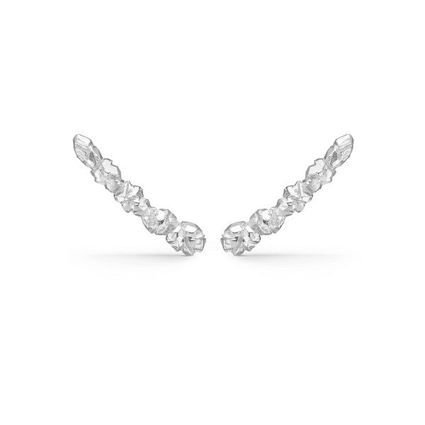 Element crawler øreringe i sterlingsølv fra Studio Z