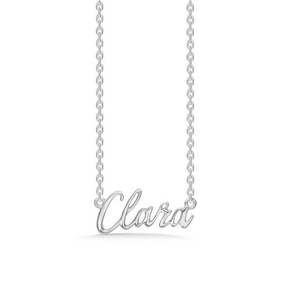 Mads Z navnehalskæde i sølv 40-45 cm