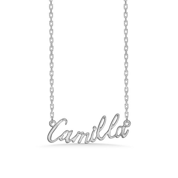 Mads Z navnehalskæde i sølv 40-45 cm