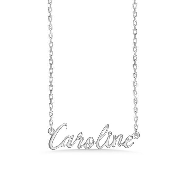 Mads Z navnehalskæde i sølv 40-45 cm
