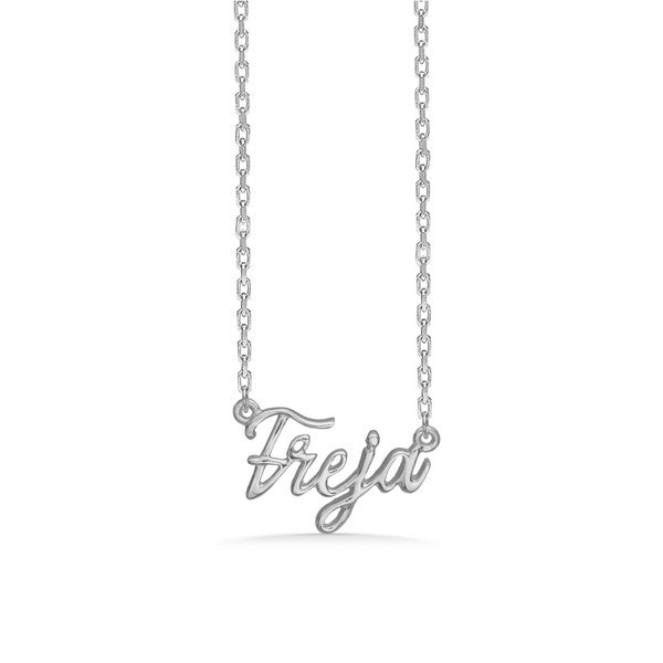 Mads Z navnehalskæde i sølv 40-45 cm