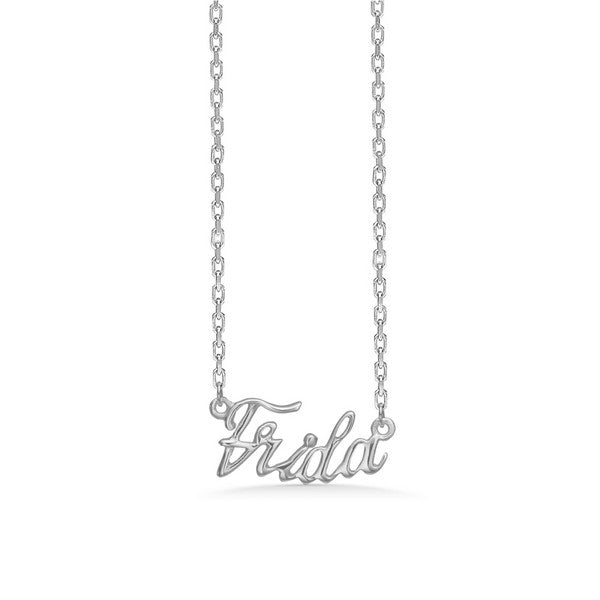 Mads Z navnehalskæde i sølv 40-45 cm