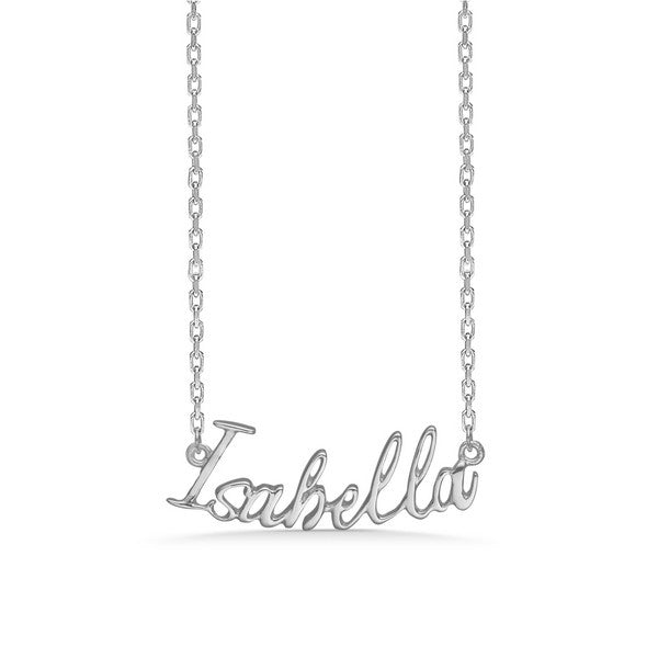 Mads Z navnehalskæde i sølv 40-45 cm