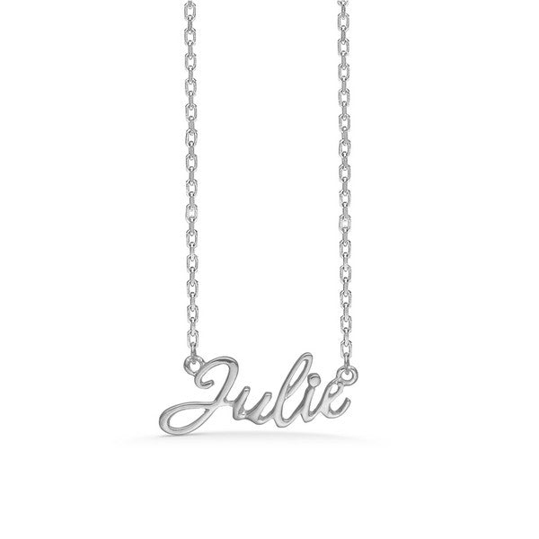 Mads Z navnehalskæde i sølv 40-45 cm