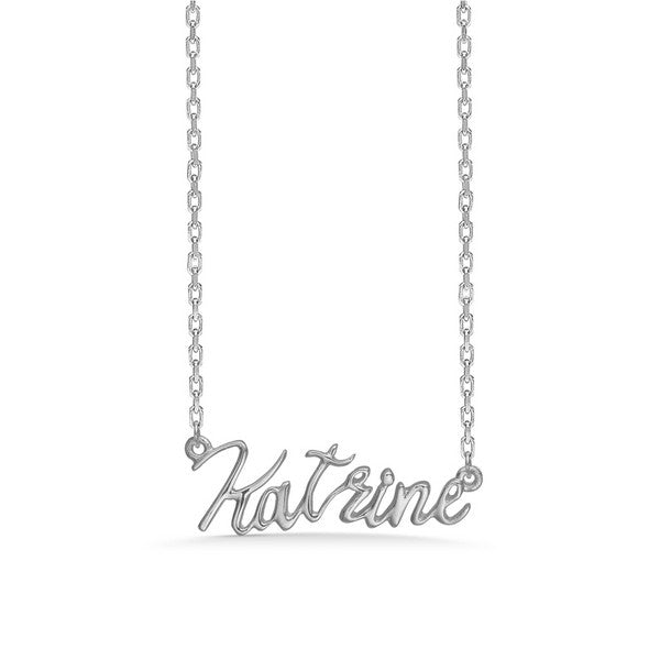 Mads Z navnehalskæde i sølv 40-45 cm
