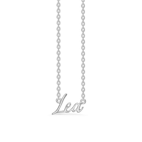 Mads Z navnehalskæde i sølv 40-45 cm