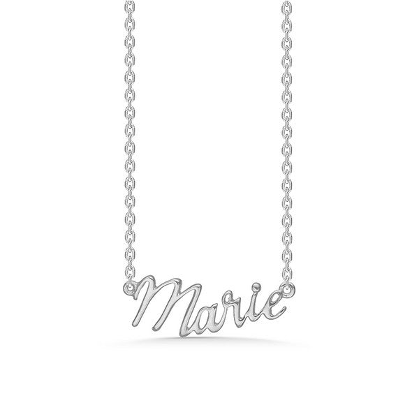 Mads Z navnehalskæde i sølv 40-45 cm