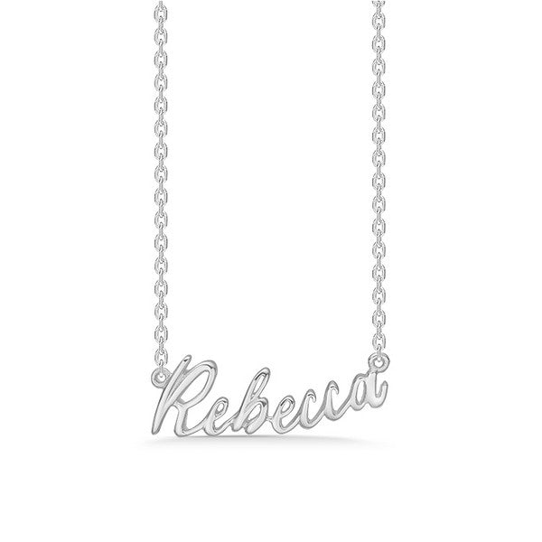 Mads Z navnehalskæde i sølv 40-45 cm