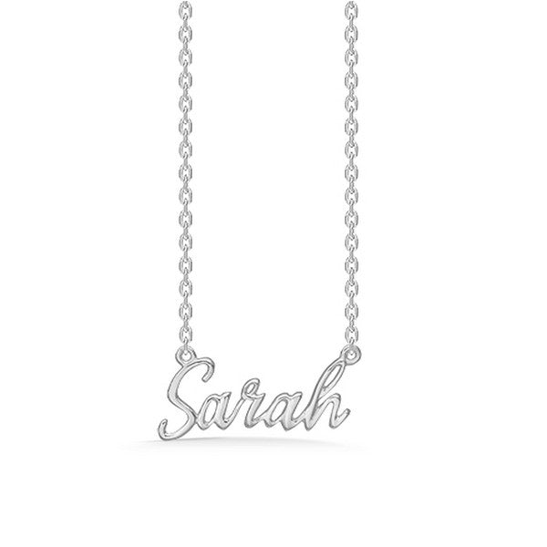 Mads Z navnehalskæde i sølv 40-45 cm