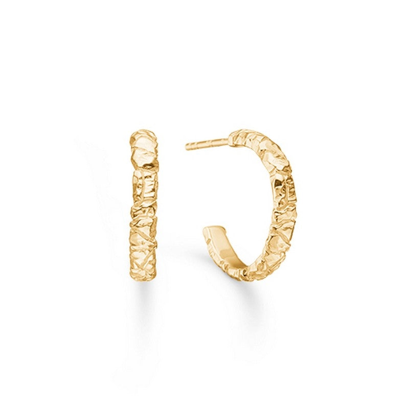 Bigger Element hoops fra Studio Z i 18 karat forgyldt sølv