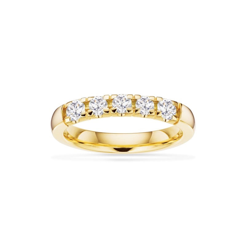 Grace alliancering fra Scrouples i 14 karat guld med 0,35 ct diamanter