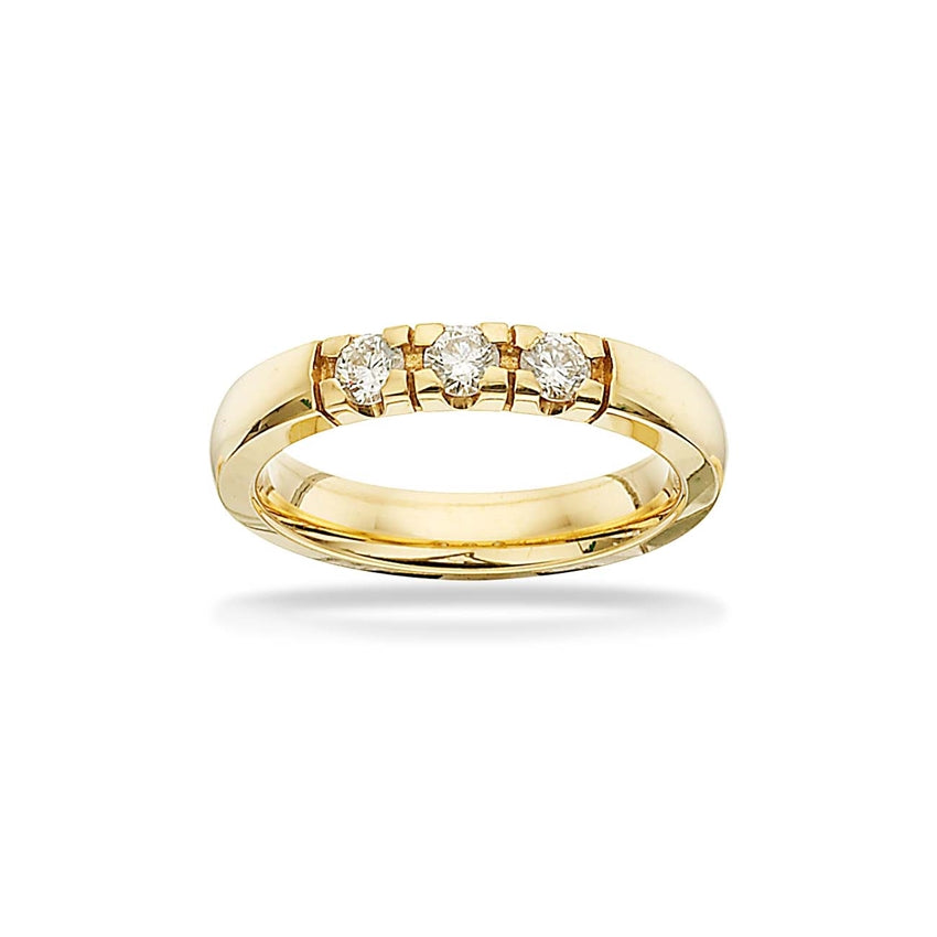 Grace alliancering fra Scrouples i 14 karat guld med 0,33 ct diamanter