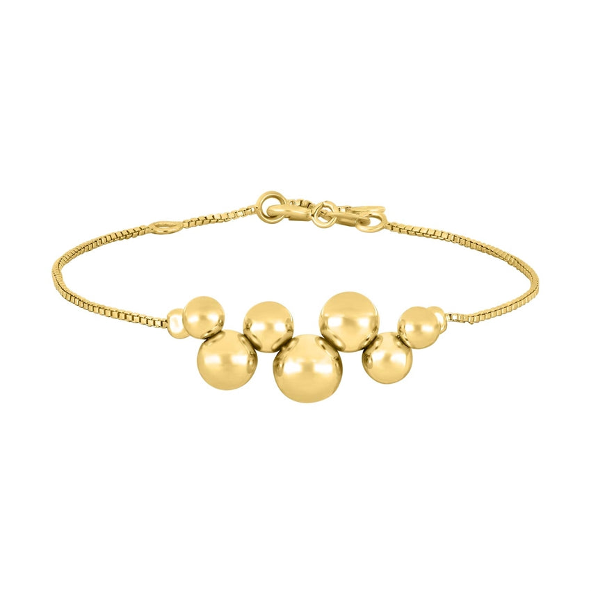 Honey52 armbånd i forgyldt sølv fra Nordahl Andersen, 17+3 cm