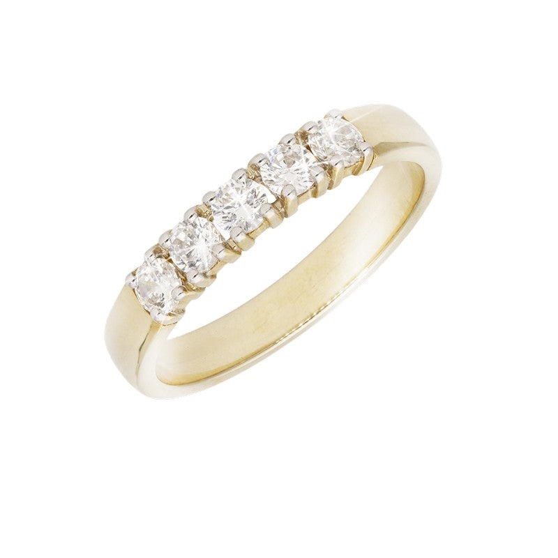 Aagaard alliancering i 9 eller 14 karat guld med 0,40 ct lab grown diamanter