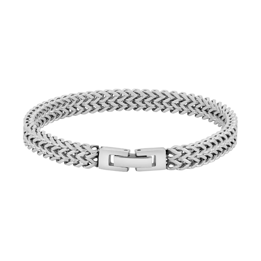 Son of Noa armbånd i blankt stål 19–23 cm