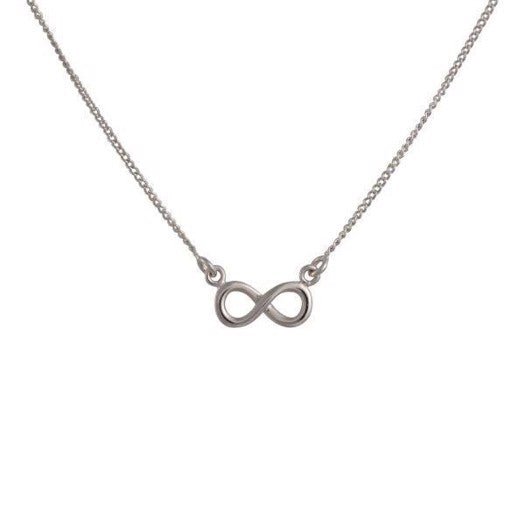 Nordahl Jewellery halskæde i sølv med evighedsvedhæng 45+5 cm