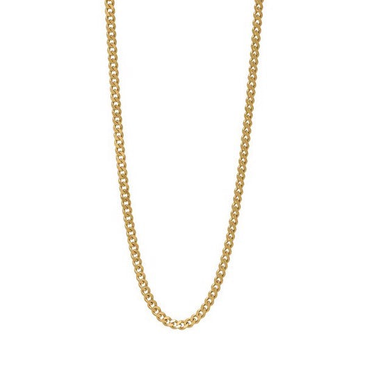 PANZER52 halskæde i forgyldt sølv 3 mm fra Nordahl Jewellery