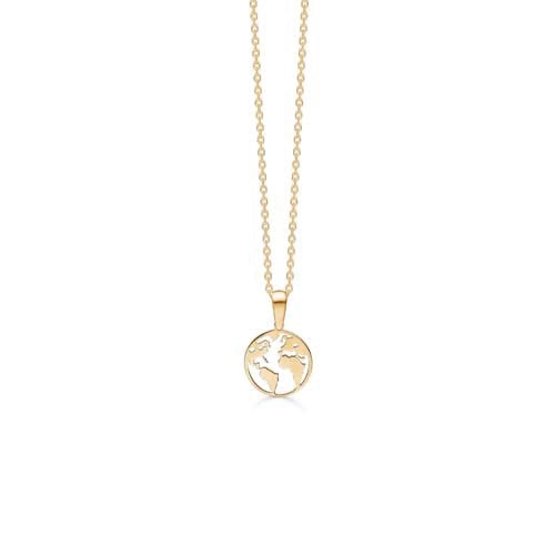 World vedhæng i 9 kt guld fra Mads Z (13 mm)