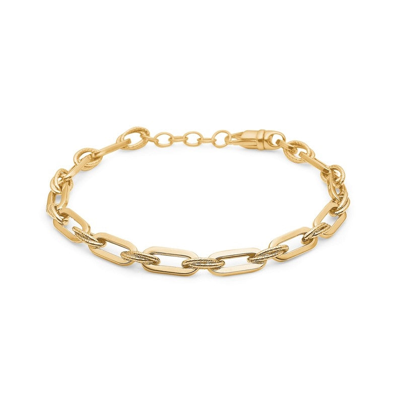 Mads Z armbånd i 8 kt guld med små og store led