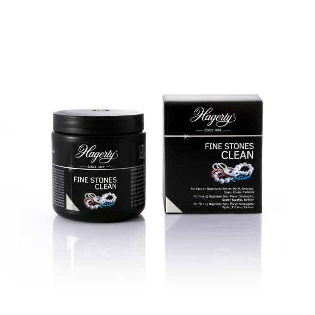 Hagerty Fine Stone Clean smykkerenser til ædelsten 170 ml fra Nordahl Andersen i skånsom pleje til sarte naturlige ædelsten.