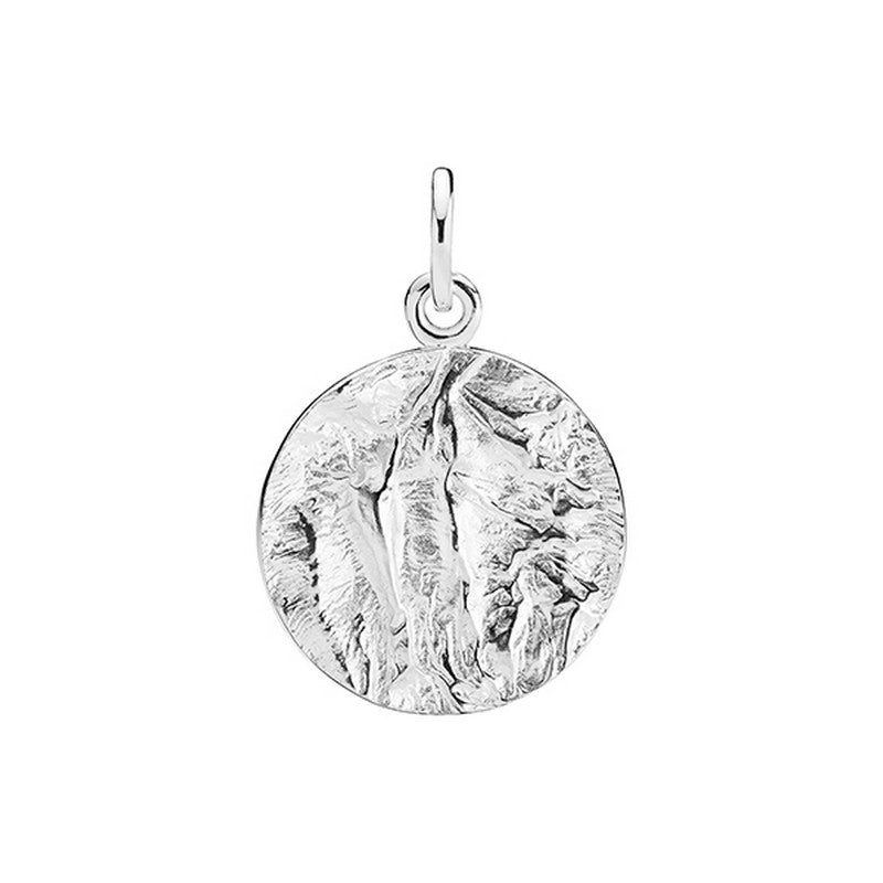 Lund Copenhagen vedhæng i banket sølv 20 mm