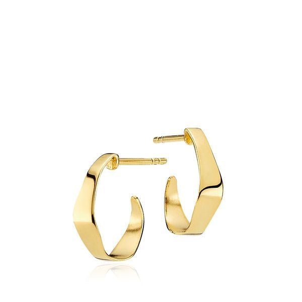 Emma creoler i 18 karat forgyldt sølv fra Izabel Camille Ø15 mm