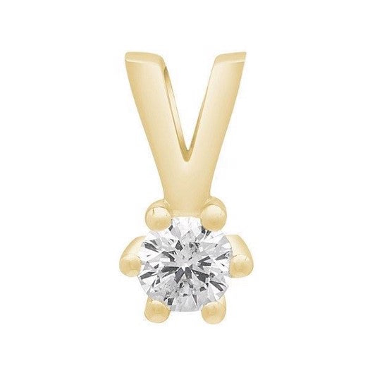 Afrodite diamantvedhæng i 14 karat guld fra Siersbøl, 0,03–0,15 ct