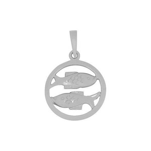 Nordahl Andersen Fisk stjernetegn vedhæng i sølv 12 eller 15 mm