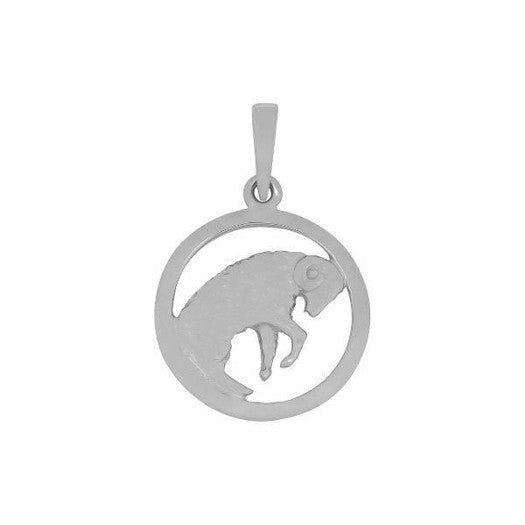 Vædderen stjernetegn vedhæng i sølv 15 mm