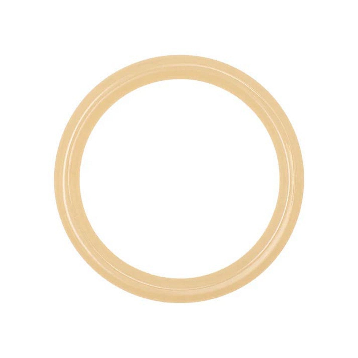 Sun Bangle armring i resin i Linen farve fra Pico Copenhagen – onesize, rund og lys beige.