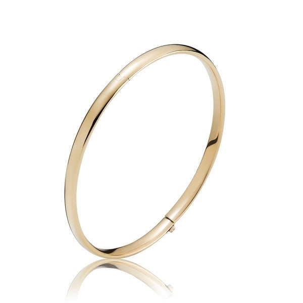BNH armring i 8 kt guld, 3–5 mm bred, diameter 5,5–6,5 cm